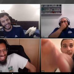 El incidente de Bartra en un directo que dejó llorando a Borja Iglesias y a Abrines