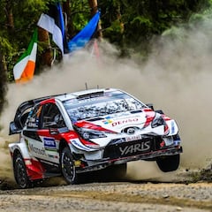 Ott Tanak acaricia un nuevo triunfo en el Rally de Finlandia