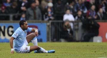 Robinho con el Manchester City.