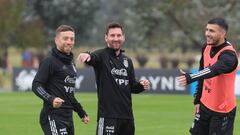 En el cumpleaños de Messi, la Argentina entrenó en Ezeiza