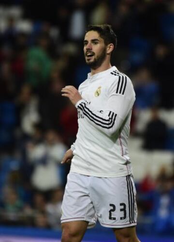 Isco celebra el 2-0.