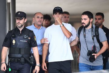 El número uno del mundo ha aterrizado en Valencia tras ganar el US Open donde descansará antes de unirse a la selección española para disputar la Copa Davis. 