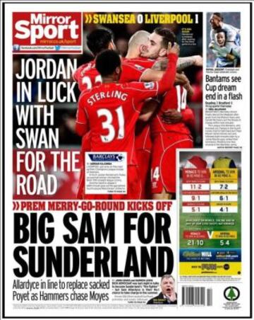 Portadas de la prensa deportiva