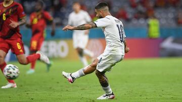 Insigne y la venganza de su 'tiro a giro'