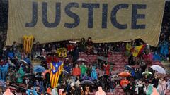 Barça-Celta: se repartirán 20.000 banderolas por la libertad de los presos indepedentistas