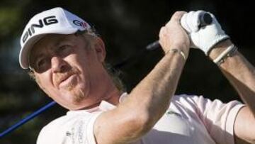 <b>TERCERO.</b> Miguel Ángel Jiménez es tercero tras la primera jornada del Masters Europeo.
