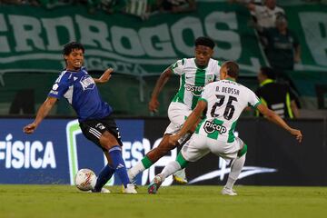 Partido entre Atlético Nacional y Millonarios en el estadio Atanasio Girardot, por la jornada 8 de la Liga BetPlay I-2023.