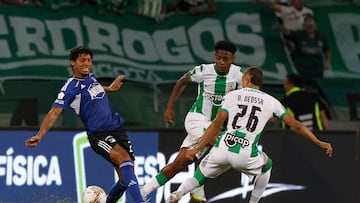 Partido entre Atlético Nacional y Millonarios en el estadio Atanasio Girardot, por la jornada 8 de la Liga BetPlay I-2023.