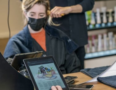 Cómo funciona una Peluquería de Realidad Aumentada: Amazon Salon