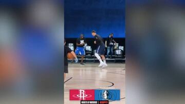 Doncic revienta Instagram con este peculiar baile: hasta los del cuerpo técnico se animaron...