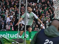 Gol de Andrés Martín, del Racing, al Burgos.