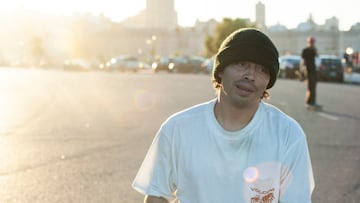 Milton Martinez poses for a photo during Red Bull Skate Tales Season 4 in Mar del Plata, Argentina on March 24, 2024.