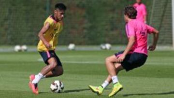 Neymar se ha entrenado con el resto de sus compañeros