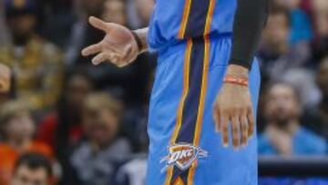 Russell Westbrook, durante un partido el pasado mes de enero.