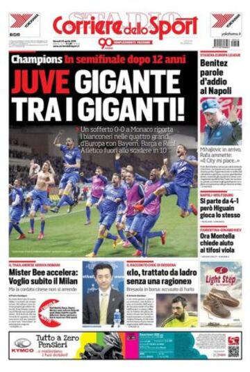 Portadas de la prensa deportiva