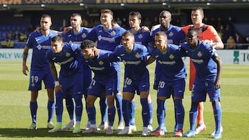 &Uacute;ltimo once inicial del Getafe en el partido que le midi&oacute; al Villarreal.