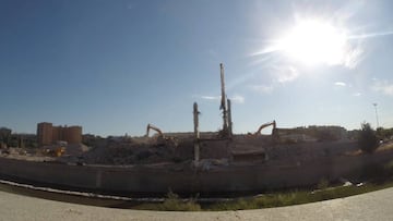 Los últimos segundos del Vicente Calderón en un time-lapse