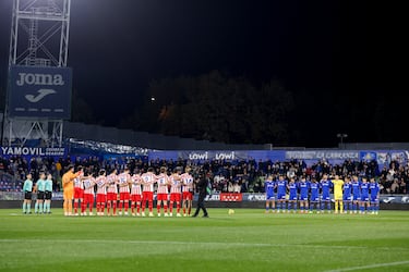 Minuto de silencio contra la violencia machista. 
 
 

