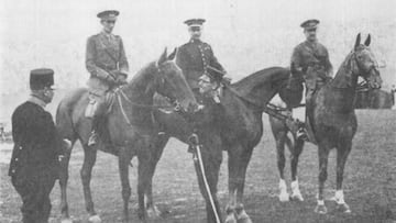 Jos&eacute; &Aacute;lvarez de las Asturias-Boh&oacute;rquez, Julio Garc&iacute;a Fern&aacute;ndez de los R&iacute;os y Jos&eacute; Navarro Moren&eacute;s, campeones en Amsterdam 28.