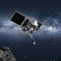 When was the OSIRIS-REx probe launched to the asteroid Bennu and what materials has it collected?