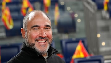 Chus Mateo, este domingo en Oviedo.