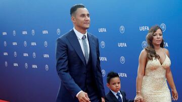 Keylor en la gala.