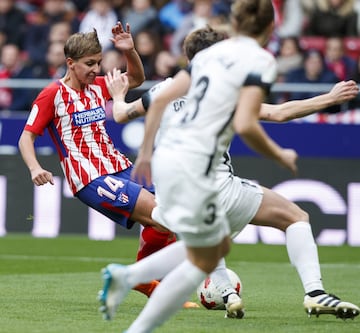 Marta Corredera anotó el 2-1.






