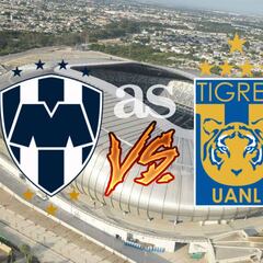Monterrey-Tigres (1-2): Resumen del partido y goles