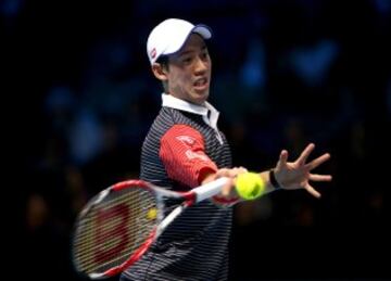 Kei Nishikori venció a Ferrer en una nueva jornada del Masters.