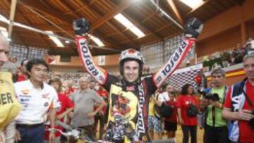 Toni Bou, tremendamente feliz en Arnedo.