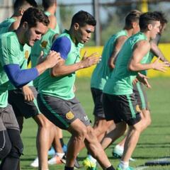 Teo ya hace pretemporada con Rosario y Montero lo elogia