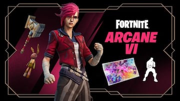 Anuncio oficial de Vi Arcane en Fortnite