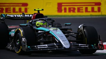 Lewis Hamilton (Mercedes W15). Monza, Italia. F1 2024.