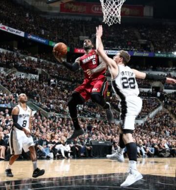 2014. San Antonio Spurs-Miami Heat. En la reedición de la Final del año anterior Lebron no tuvo suerte. Miami Heat perdió 4-1.