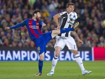 Messi y Mandzukic. 