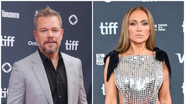 Jennifer Lopez y Matt Damon, mejor amigo de Ben Affleck, fueron captados teniendo un momento íntimo durante el Festival Internacional de Cine de Toronto.