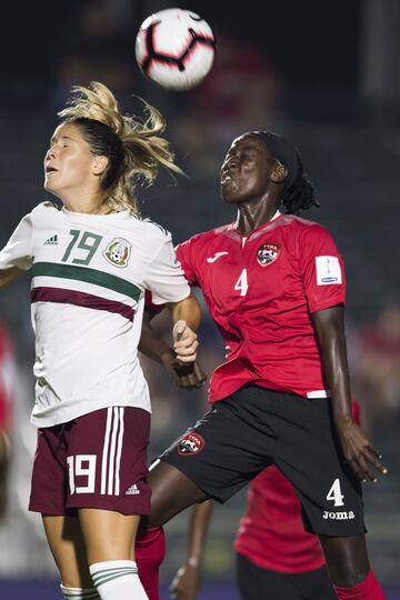 México le pasó por encima a la selección de Trinidad y Tobago y le anotó y ganó 4 goles por 1; Charlyn Corral se hizo presente en el marcador con 2 anotaciones.