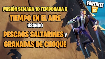 ¿Dónde encontrar pescaos saltarines y granadas de choque en Fortnite Temporada 6?