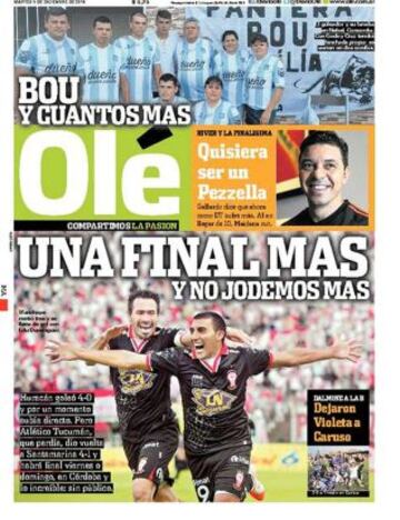 Portadas de la prensa deportiva