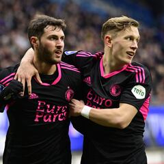 El gran momento que vive Santiago Giménez con Feyenoord