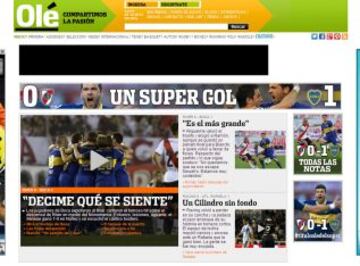 Portadas de la prensa extranjera