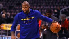 TORONTO, ONTARIO - MAY 30: DeMarcus Cousins #0 of the Golden State Warriors warms up before Game One of the 2019 NBA Finals against the Toronto Raptors at Scotiabank Arena on May 30, 2019 in Toronto, Canada. NOTE TO USER: User expressly acknowledges and agrees that, by downloading and or using this photograph, User is consenting to the terms and conditions of the Getty Images License Agreement.   Gregory Shamus/Getty Images/AFP
 == FOR NEWSPAPERS, INTERNET, TELCOS &amp; TELEVISION USE ONLY ==