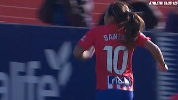 Así fue el gol de Leicy Santos para salvar el empate en casa 