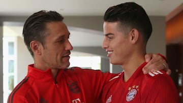 Bayern boss Kovac plays down talk of James Rodríguez rift