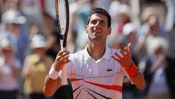 Djokovic alarga ante Caruso su racha contra tenistas de la previa