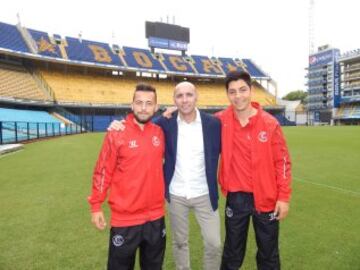 El Sevilla visitó el estadio Alberto José Armando 'La Bombonera' del Club Atlético Boca Juniors.