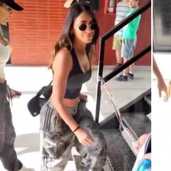 Antonela Roccuzzo steals the spotlight arriving to watch son Thiago Messi play for Inter Miami