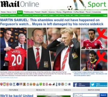 Portadas de la prensa extranjera