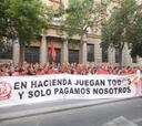 Mil aficionados del Murcia piden a Hacienda que aplace el pago