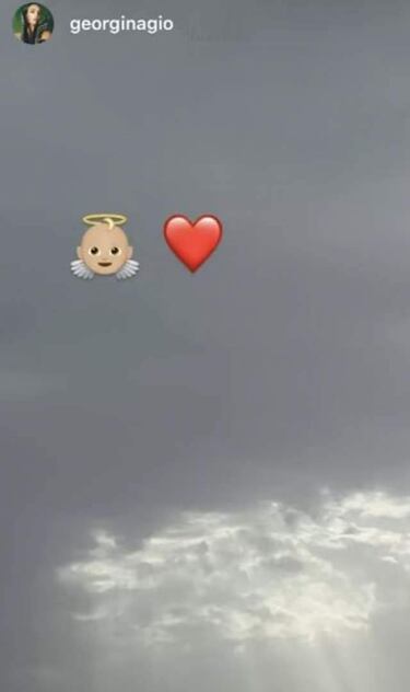 Georgina emociona con su primer recuerdo a su hijo fallecido